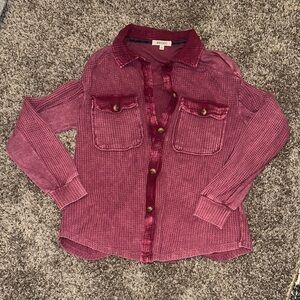 Briggs New York Women's Pink Button-Down Shirt